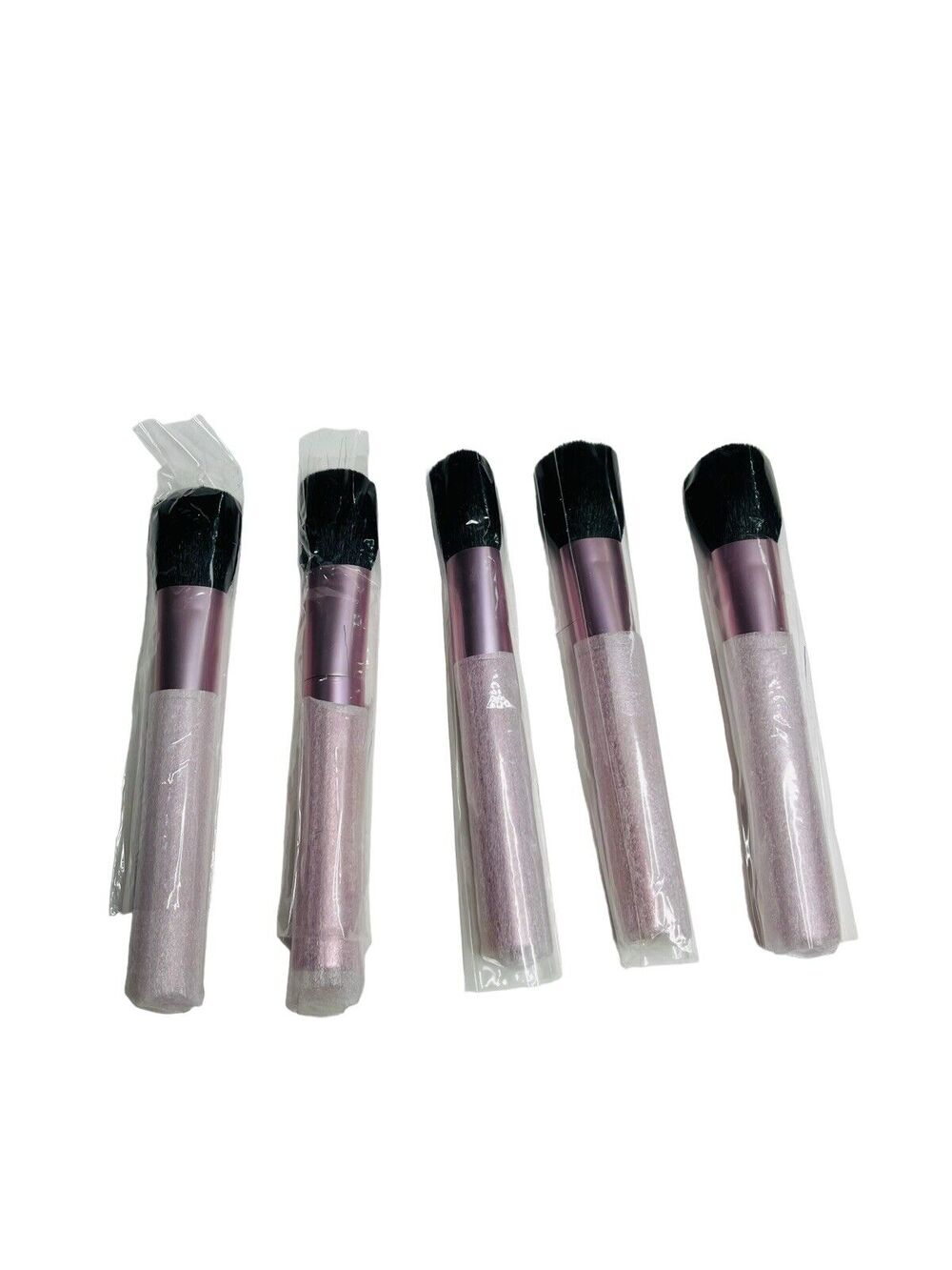 Mally Makeup Cosmetic Blush Brush Pink Bundle Set of 5 Beauty